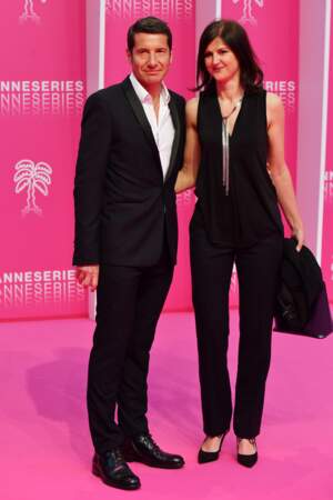 Le maire de Cannes David Lisnard et son épouse