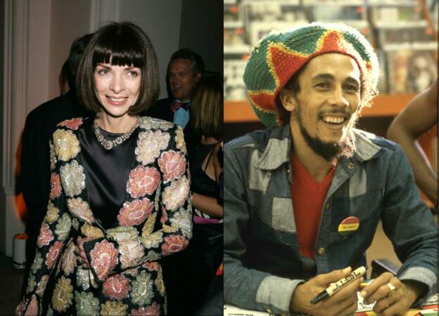 Anna Wintour et Bob Marley