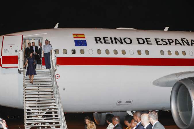 La reine Letizia d'Espagne est arrivée au Mozambique dimanche 28 avril