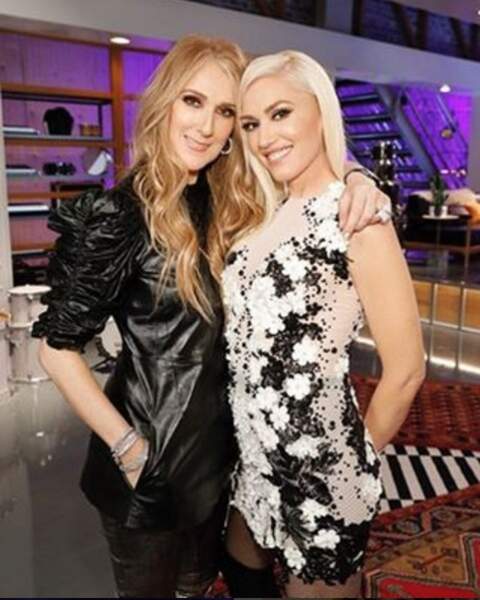 Qui est la plus blonde ? Ce jour là, Céline Dion a été battue à plate couture par Gwen Stefani.