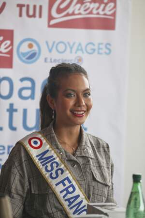 Vaimalama Chaves, Miss France 2019, était radieuse ce samedi 9 mars
