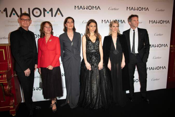 Mélanie Laurent, Caroline de Monaco et Ségolène Royal lors du lancement du Mawoma