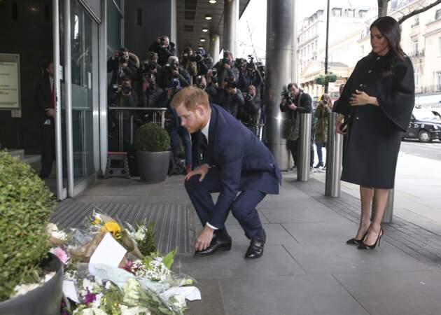 Le prince Harry à la New Zealand House à Londres, le 19 mars 2019