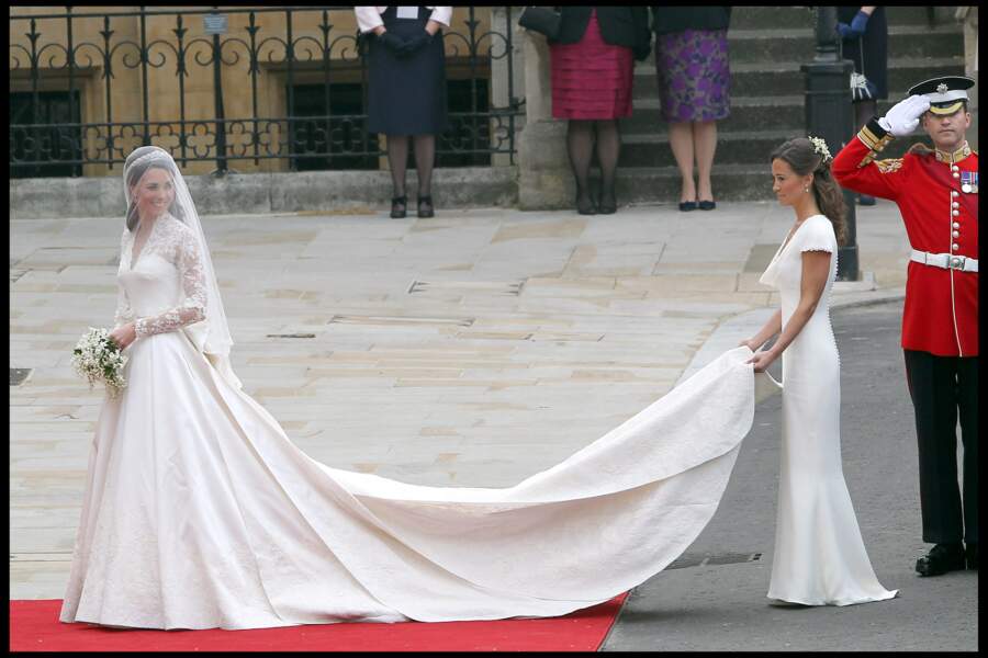 Au mariage de Kate, Pippa Middleton a réussi à attirer les regards avec sa robe Sarah Burton pour Alexander McQueen