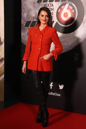 Penélope Cruz prend la pose au photocall de la 6ème édition "Days of Cinema Awards" à Madrid