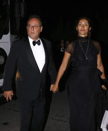 Jean Reno et sa femme Zofia Borucka toujours complices pour le 50ème anniversaire de la marque Ralph Lauren 