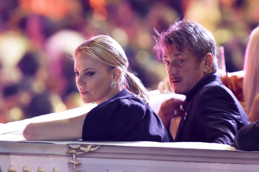 Charlize Theron et Sean Penn, au Life Ball à Vienne, en 2015
