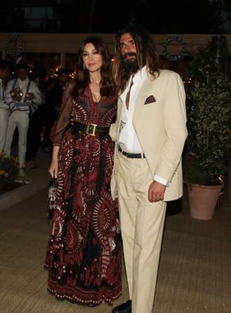 Avant d'apparaître à Cannes, Nicolas Lefebvre et Monica Bellucci ont participé à un bal organisé par Dior, à Venise
