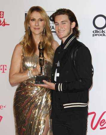 Céline Dion et René Charles à la soirée des Billboard Music Awards à Las Vegas, le 22 mai 2016