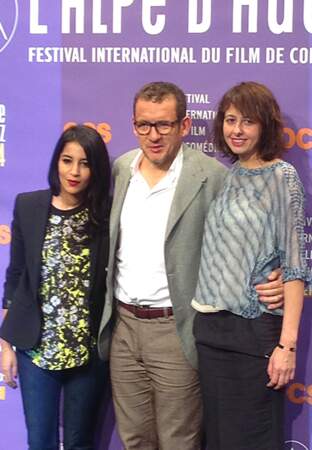 Dany Boon, le président entouré des deux femmes de son jury, Leila Bekhti et Valérie Bonneton