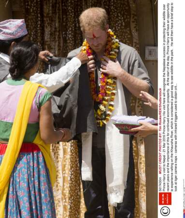 Prince Harry en visite au Népal