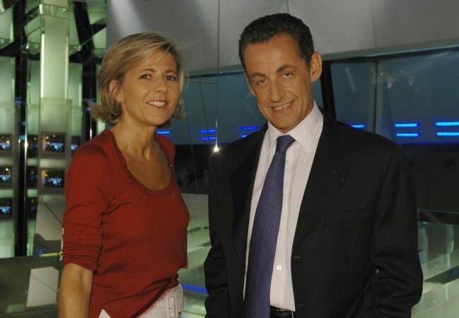 Nicolas Sarkozy et Claire Chazal
