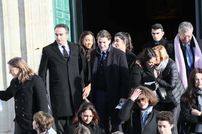 Pierre Sarkozy, Olivier Sarkozy, Jean Sarkozy, Isabelle et Patrick Balkany étaient aux côtés de Nicolas Sarkozy