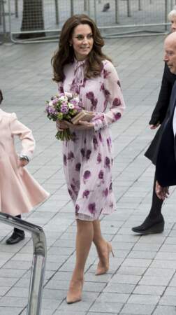 Kate Middleton a choisi une robe délicate signée Kate Spade pour la journée mondiale de la santé