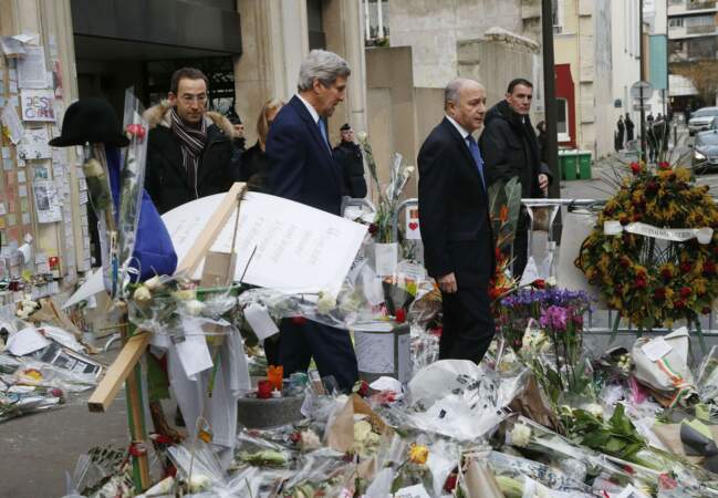 Le responsable américain s'est également rendu au siège de Charlie Hebdo