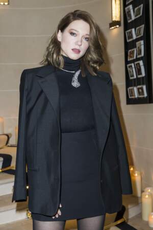 Léa Seydoux aime changé régulièrement de style : en ce moment, elle arbore un lob parfait