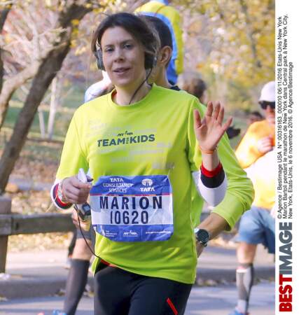 Marion Bartoli pendant le marathon de New York