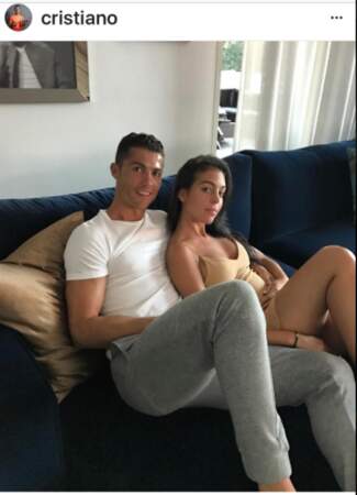 Cristiano Ronaldo et sa fiancée