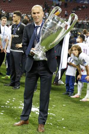 Zidane entraîneur vainqueur - ABACA