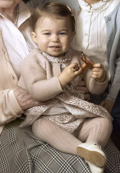 Charlotte, bientôt un an, fille du prince William et de la duchesse de Cambridge Kate Middleton