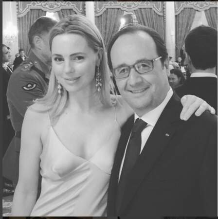 Melissa George et Francois Hollande