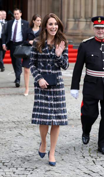 Kate Middleton à Manchester, le 14 octobre 2016