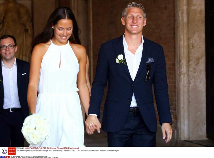 Ana Ivanovic et Bastian Schweinsteiger sont mariés
