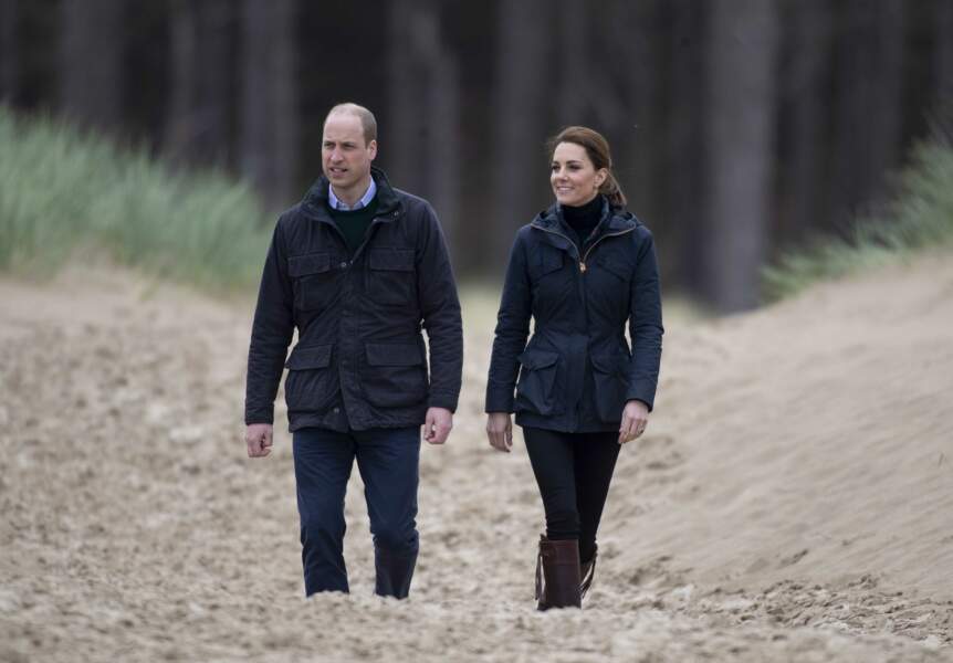 Un peu plus tôt, Kate Middleton et le prince William avaient visité la base de secouristes de Caernarfon