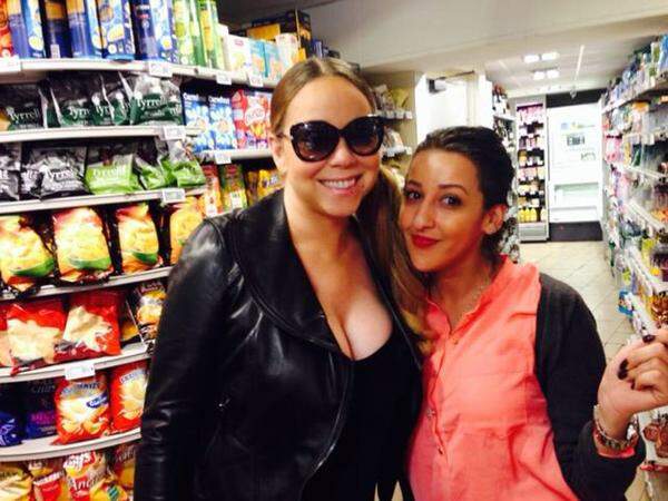 Quand Mariah Carey fait ses courses chez Carrefour