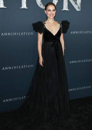 Natalie Portman toujours en noir pour soutenir le mouvement Time's Up