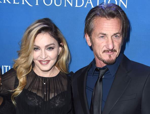 Madonna et Sean Penn au gala "Help Haiti Home" le 9 janvier 2016 à Beverly Hills
