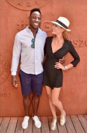 Ariane Brodier et Fulgence Ouedraogo on assisté ensemble au tournoi de Roland Garros