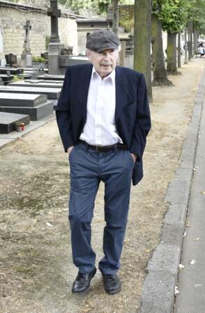 L'humoriste Popeck est venu dire un dernier au revoir à Claude Lanzmann lors de ses funérailles