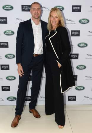 Estelle Lefébure et Steven de Ploey (directeur général de Jaguar Land Rover France) 