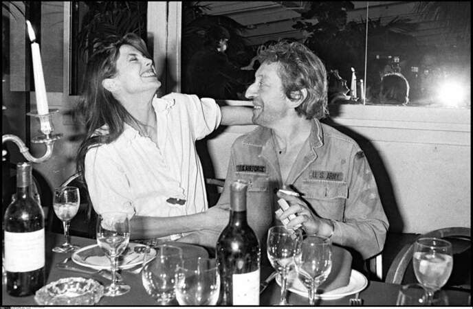 Jane Birkin et Serge Gainsbourg au Palace en 1979