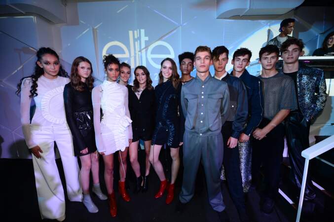 Les 12 finalistes de la finale France du Concours Elite Model Look France