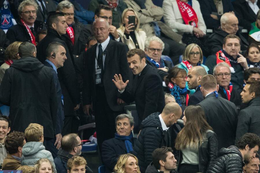Emmanuel Macron au Stade de France
