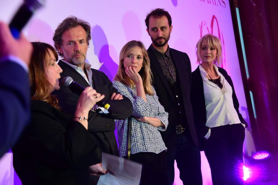  Muriel Hattab (Femme de Cœur du Prix Clarins 2016), Stéphane Freiss,Léa Drucker,Arié Elamleh et Fanny Cottencon
