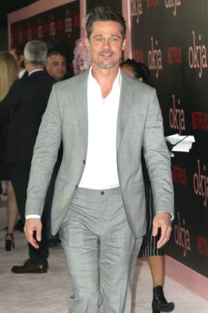 Brad Pitt à la première du film "Okja" à New York, le 8 juin 2017