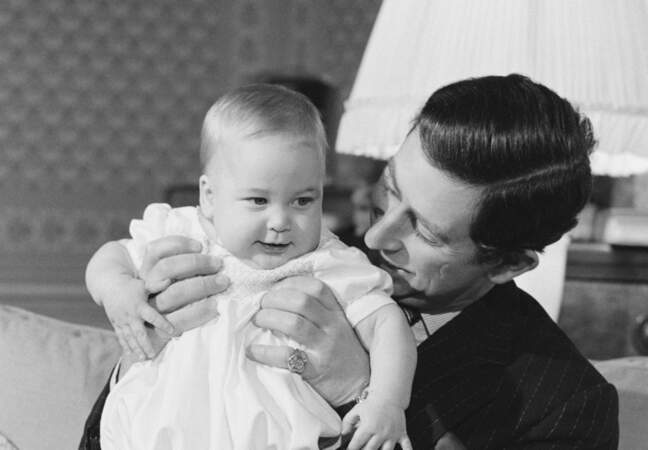 Le Prince Charles avec le jeune Prince William