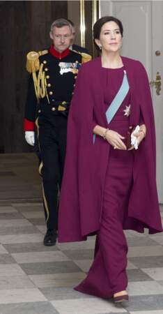 La princesse Mary de Danemark au palais de Christianborg le 4 janvier 2017