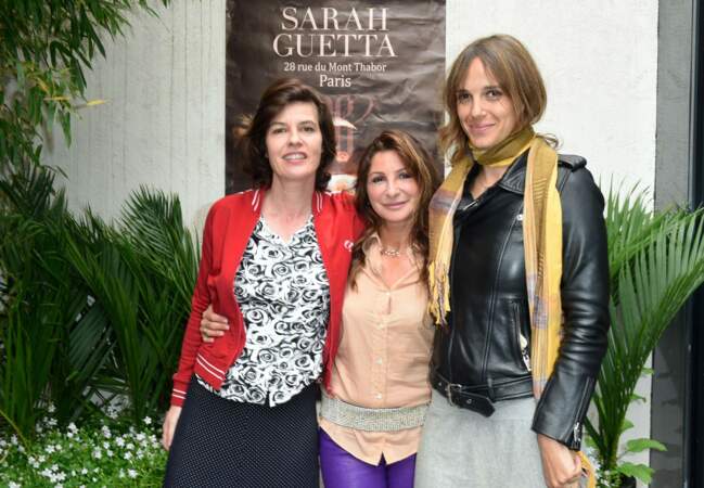 Sarah Guetta avec Irène Jacob et Emilie Chesnais