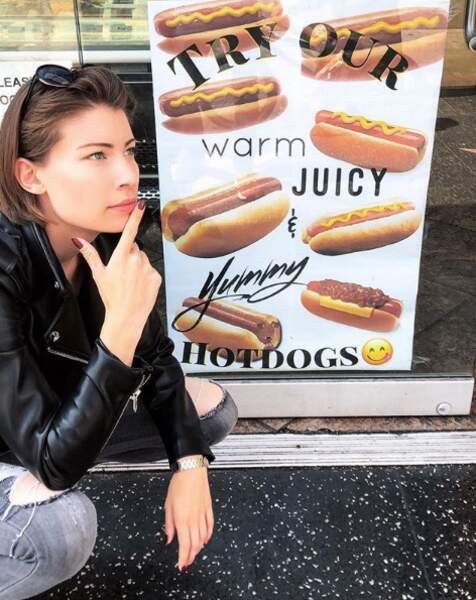 Jill Vandermeulen se demande quel hot-dog elle va bien pouvoir choisir