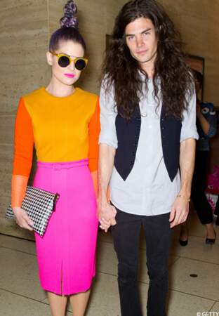 Kelly Osbourne et son boyfriend à la Fashion Week de New York: des looks improbables