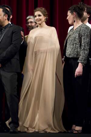 Clotilde Courau durant la cérémonie de cloture du 67e Festival international du film de Berlin