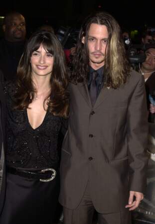 Penelope Cruz et Johnny Depp à la première du film "Blow" à Los Angeles (2001)