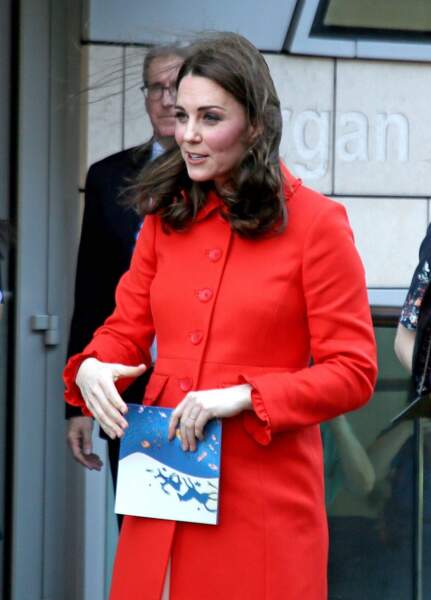 Kate Middleton ne portait pas la bague de fiançailles que lui a offert William qui est la bague de Lady Diana