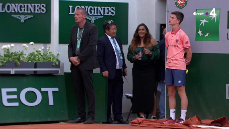 Marion Bartoli à Roland-Garros tout sourire 