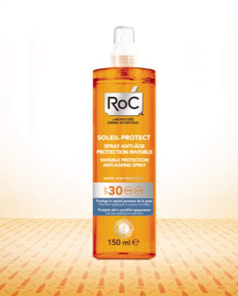 Spray anti-âge Protection Invisible Soleil Protect, Roc, 18,95 €