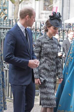 Le prince William et Kate Middleton à la messe Service of Hope, en l'honneur des victimes de l'attentat de Londres 